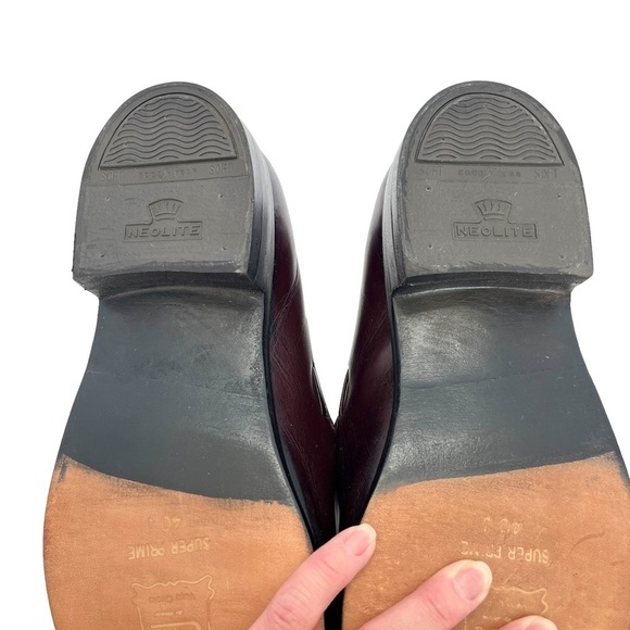 Freeman Free-Flex Men’s Burgundy Leather Tassel Loafers Size 10.5 D - Picture 7 of 11